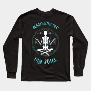 Soul Searching Skeleton Long Sleeve T-Shirt